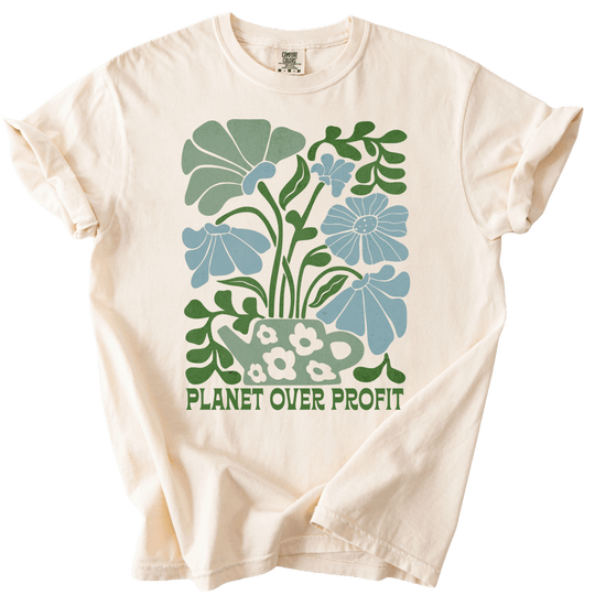 Planet Over Profits Boho Tee - The Rogue Petal Co. - T-Shirt
