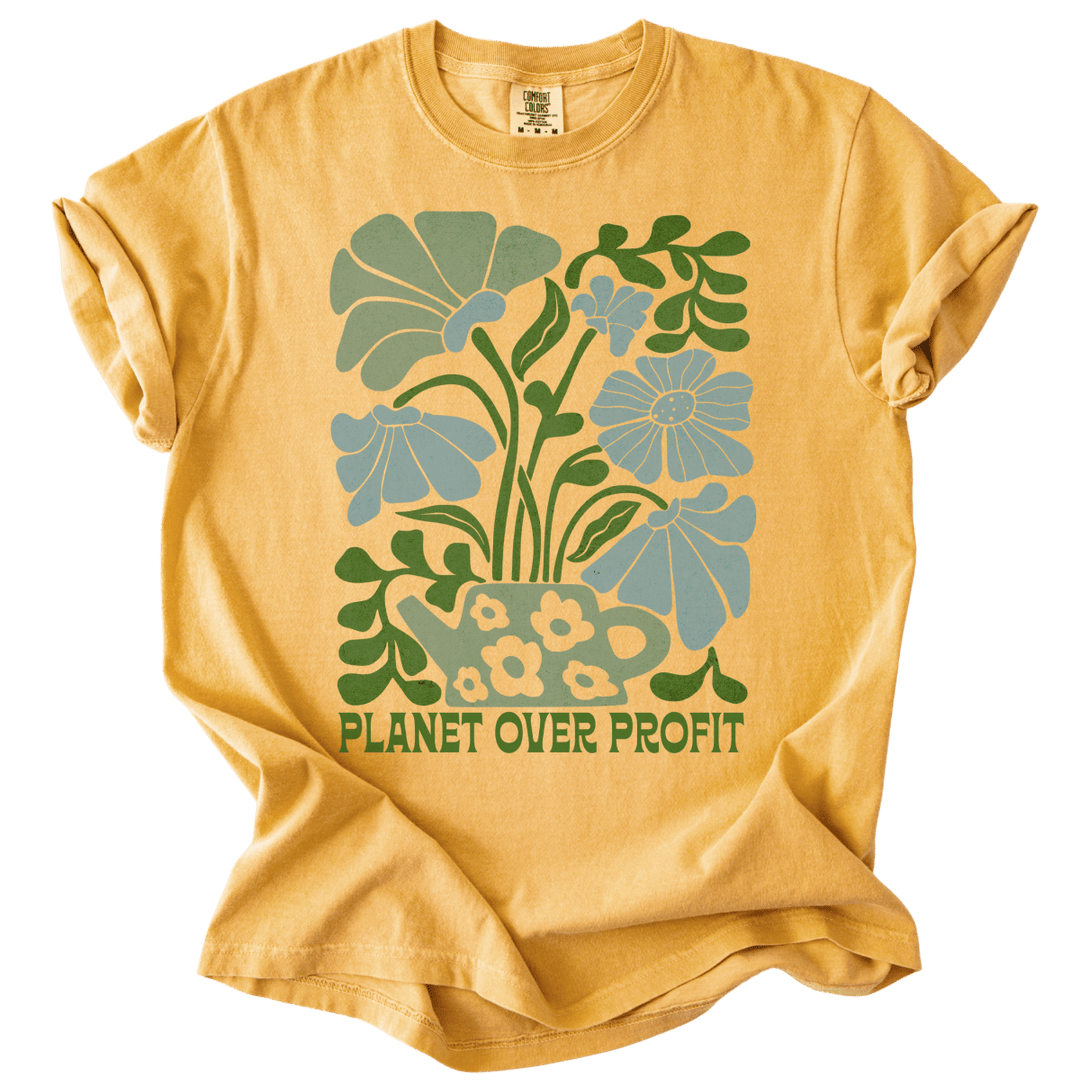 Planet Over Profits Boho Tee - The Rogue Petal Co. - T-Shirt