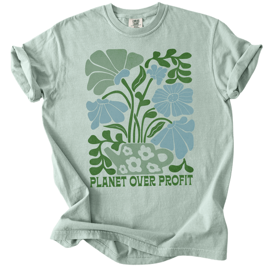 Planet Over Profits Boho Tee - The Rogue Petal Co. - T-Shirt