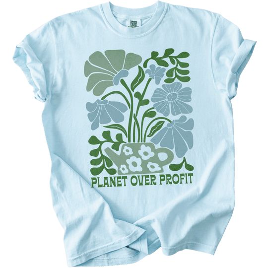 Planet Over Profits Boho Tee - The Rogue Petal Co. - T-Shirt