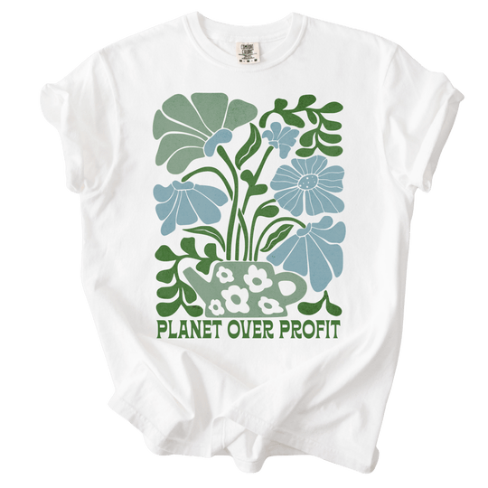 Planet Over Profits Boho Tee - The Rogue Petal Co. - T-Shirt