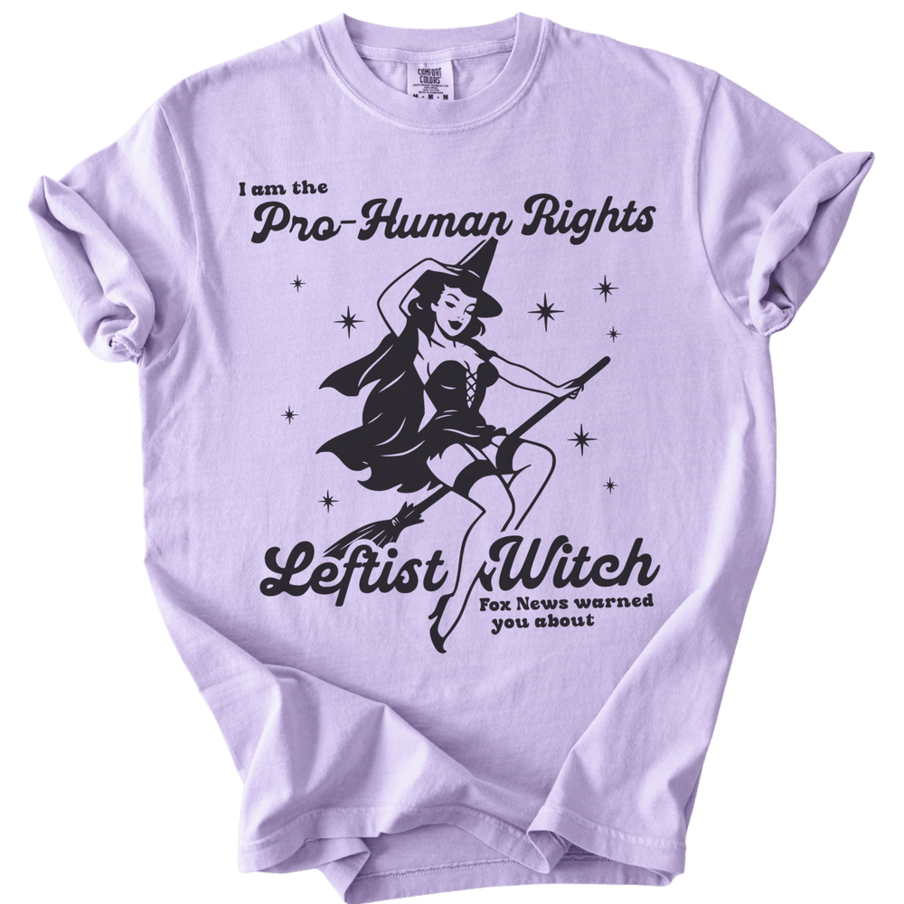 Pro-Human Rights Leftist Witch Tee - The Rogue Petal Co. - T-Shirt