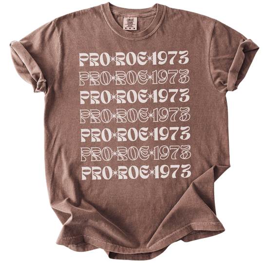 Pro Roe 1973 Retro Font Tee - The Rogue Petal Co. - T-Shirt