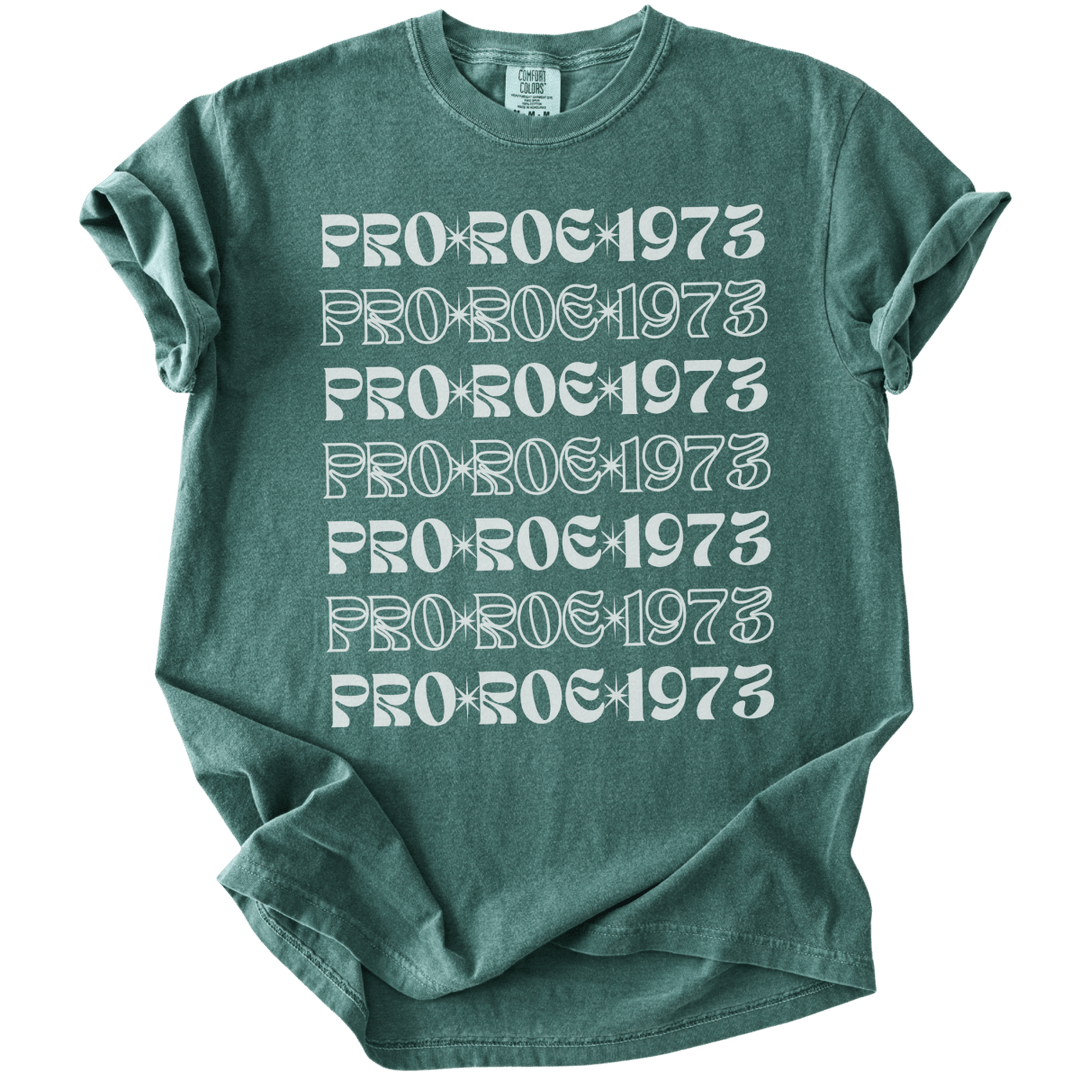 Pro Roe 1973 Retro Font Tee - The Rogue Petal Co. - T-Shirt