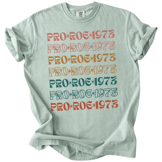 Pro Roe 1973 Retro Font Tee - The Rogue Petal Co. - T-Shirt