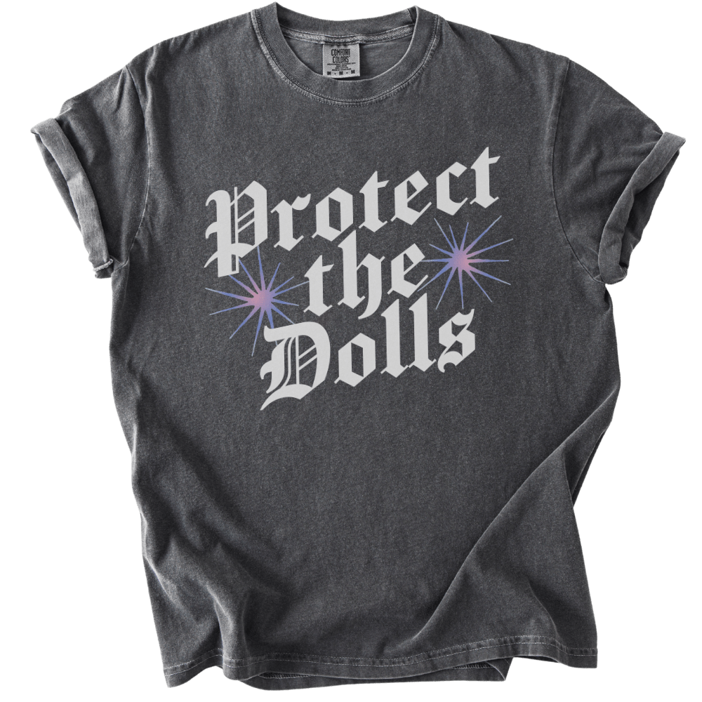 Protect The Dolls Blackletter Tee - The Rogue Petal Co. - T-Shirt
