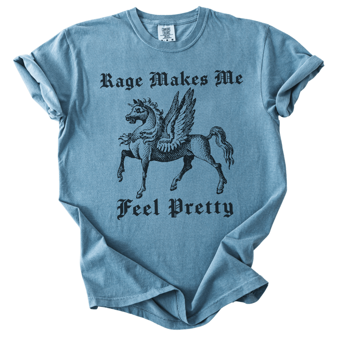 Rage Makes Me Feel Pretty Tee - The Rogue Petal Co. - T-Shirt