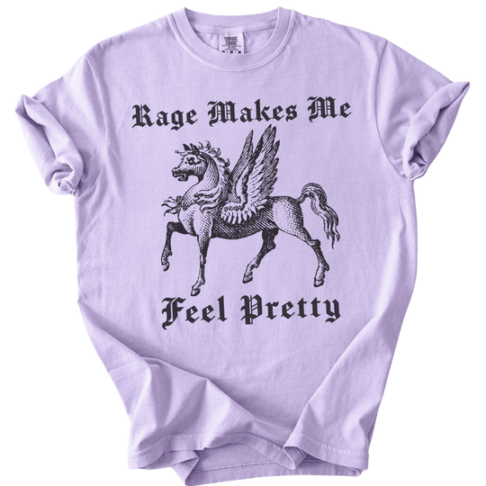 Rage Makes Me Feel Pretty Tee - The Rogue Petal Co. - T-Shirt