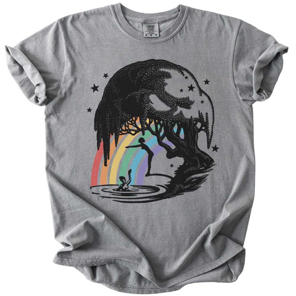 Rainbow Pride Tree Tee - The Rogue Petal Co. - T-Shirt