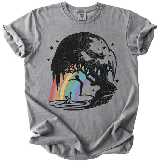 Rainbow Pride Tree Tee - The Rogue Petal Co. - T-Shirt