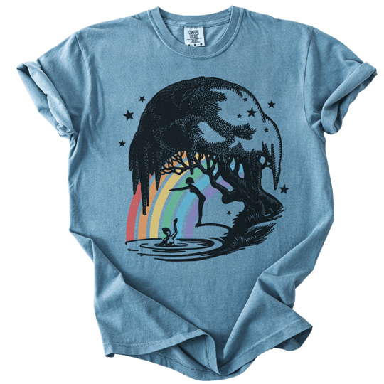 Rainbow Pride Tree Tee - The Rogue Petal Co. - T-Shirt