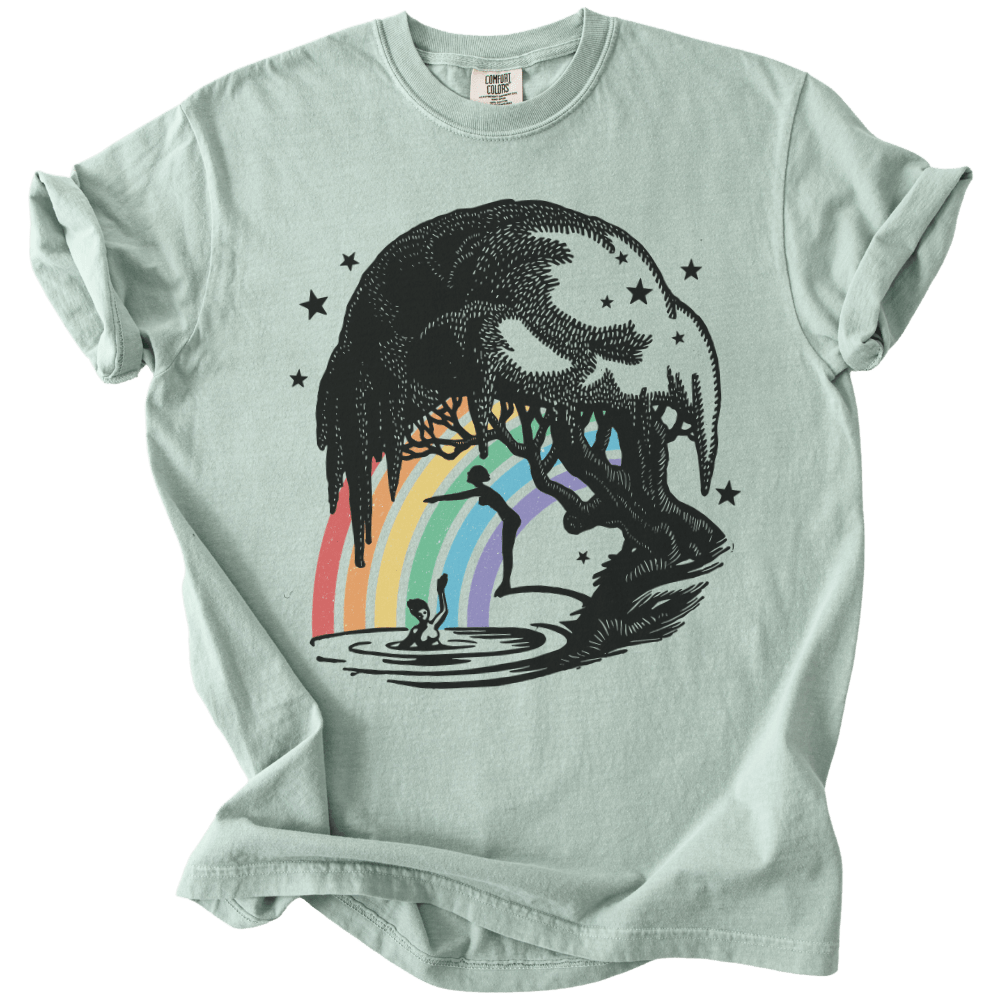 Rainbow Pride Tree Tee - The Rogue Petal Co. - T-Shirt