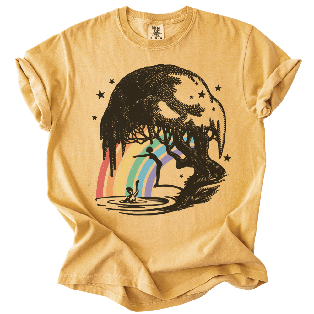 Rainbow Pride Tree Tee - The Rogue Petal Co. - T-Shirt
