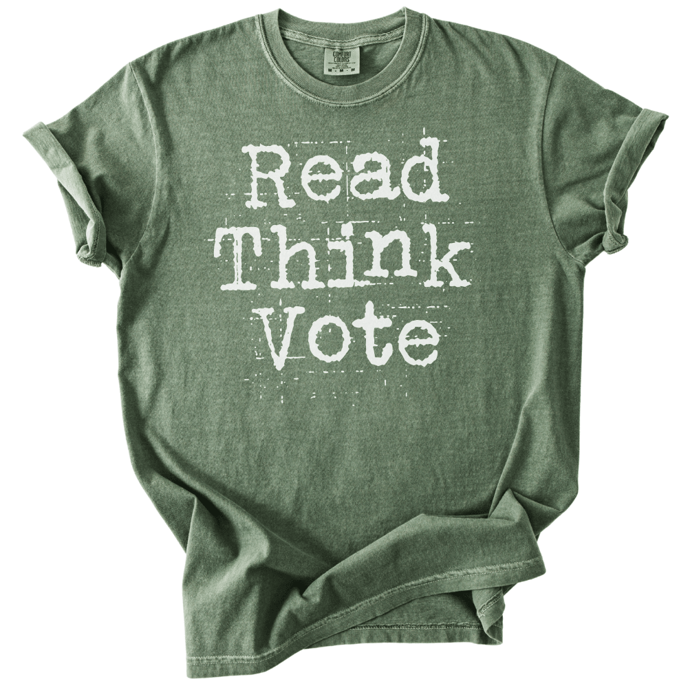 Read Think Vote Tee - The Rogue Petal Co. -