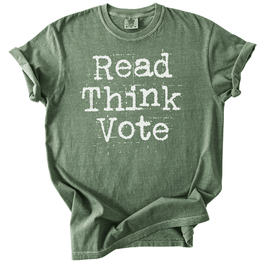 Read Think Vote Tee - The Rogue Petal Co. -