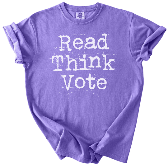Read Think Vote Tee - The Rogue Petal Co. -