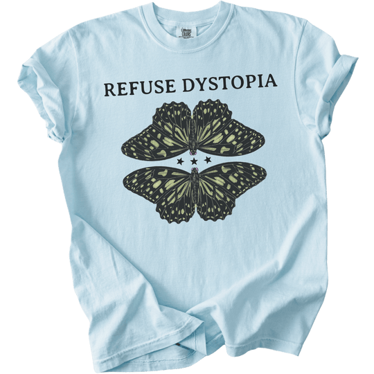 Refuse Dystopia Butterfly Tee - The Rogue Petal Co. - T-Shirt