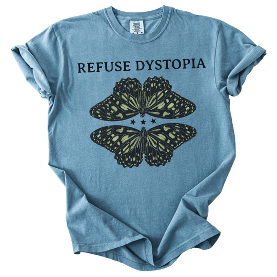 Refuse Dystopia Butterfly Tee - The Rogue Petal Co. - T-Shirt