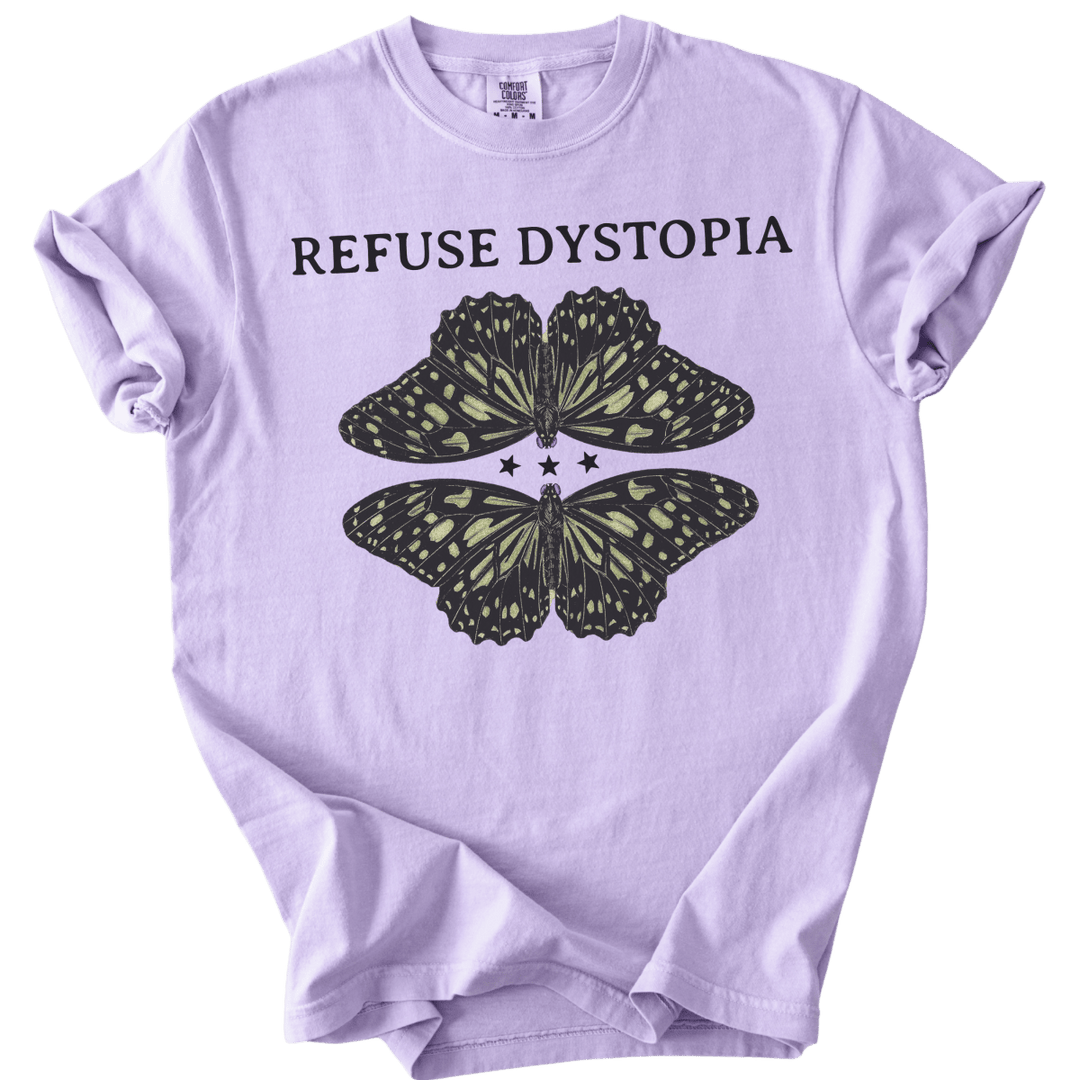 Refuse Dystopia Butterfly Tee - The Rogue Petal Co. - T-Shirt