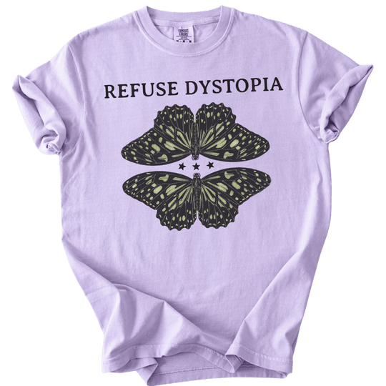 Refuse Dystopia Butterfly Tee - The Rogue Petal Co. - T-Shirt