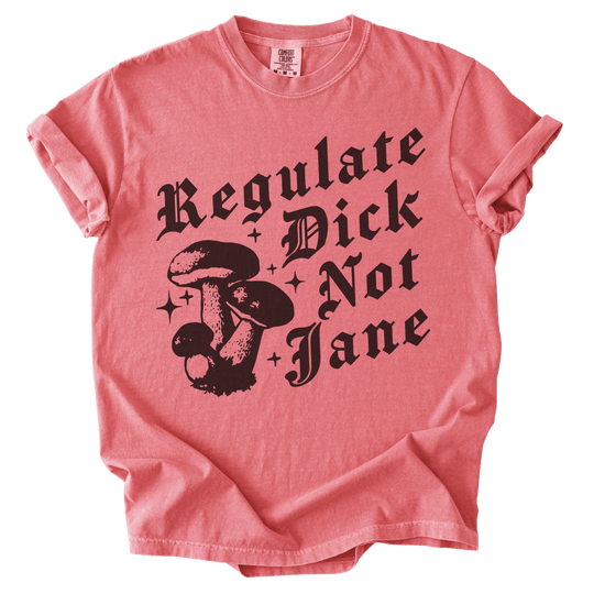 Regulate Dick Not Jane Tee - The Rogue Petal Co. - T-Shirt