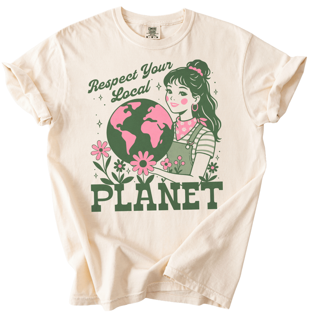 Respect Your Local Planet Tee - The Rogue Petal Co. - T-Shirt