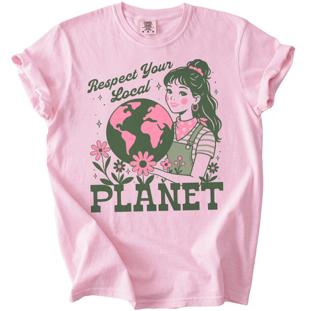 Respect Your Local Planet Tee - The Rogue Petal Co. - T-Shirt