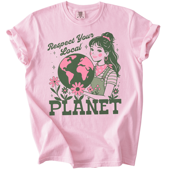 Respect Your Local Planet Tee - The Rogue Petal Co. - T-Shirt