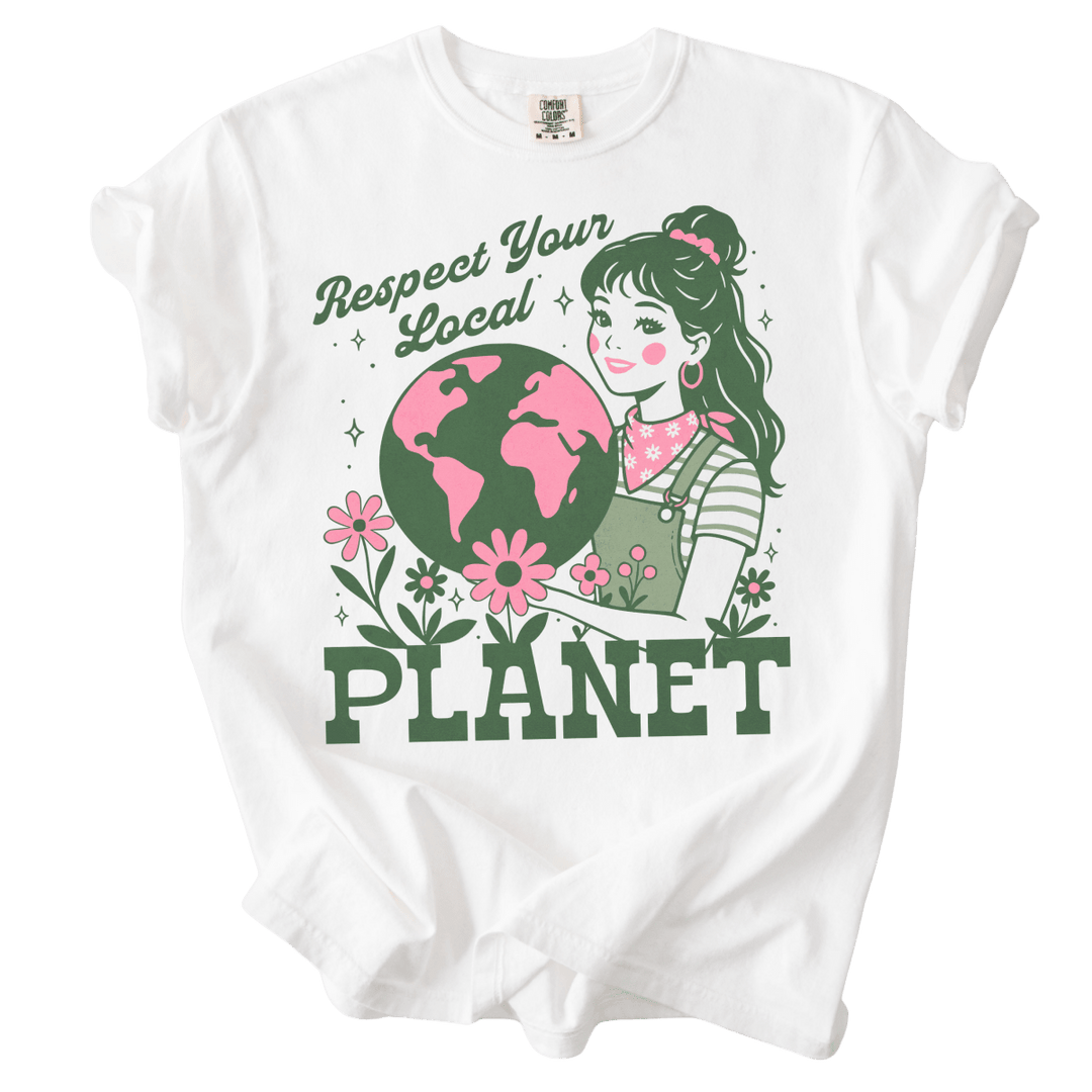 Respect Your Local Planet Tee - The Rogue Petal Co. - T-Shirt