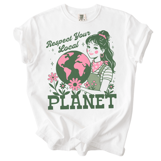 Respect Your Local Planet Tee - The Rogue Petal Co. - T-Shirt