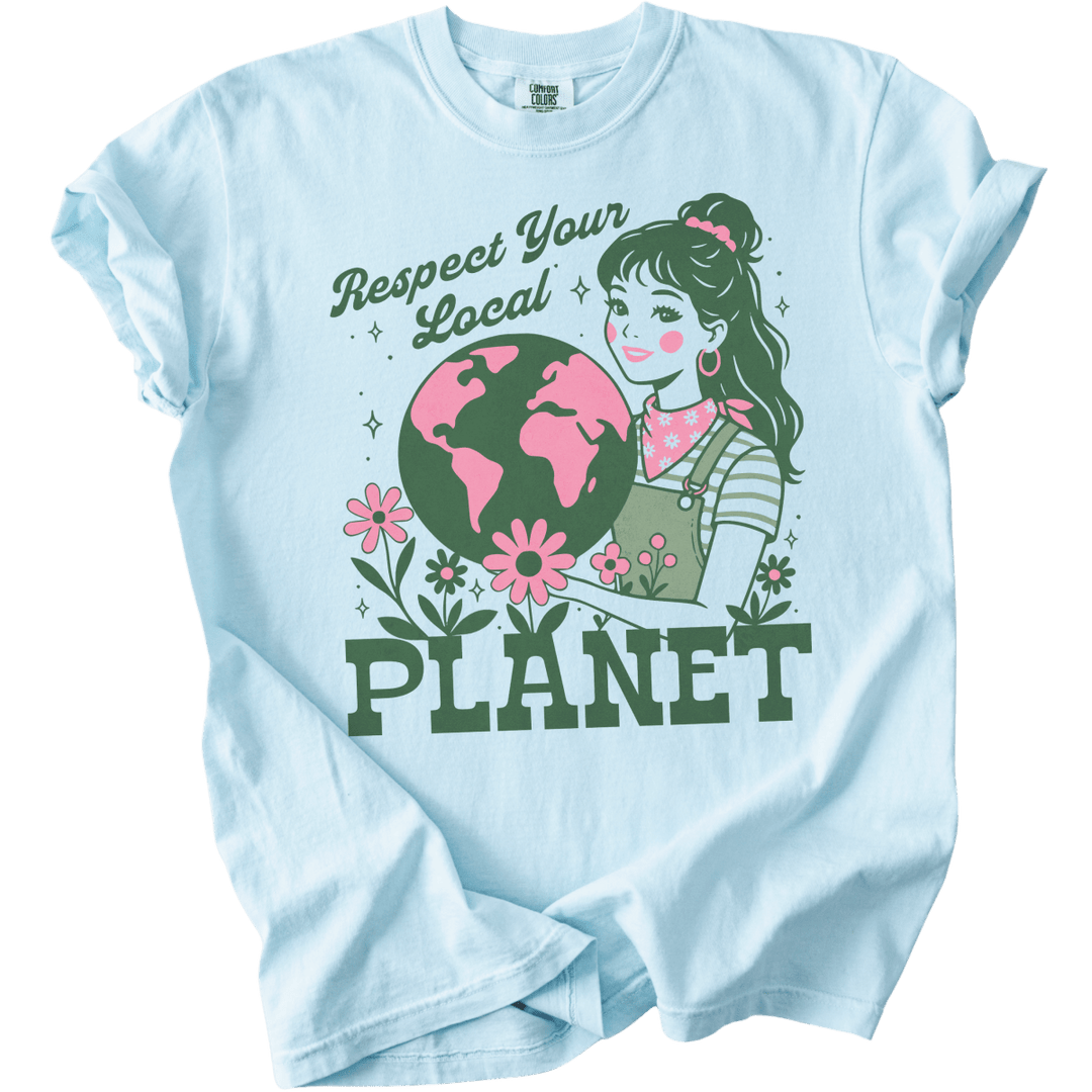 Respect Your Local Planet Tee - The Rogue Petal Co. - T-Shirt