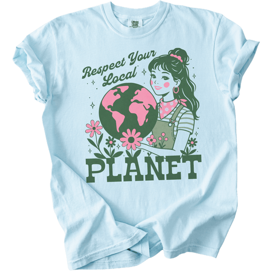 Respect Your Local Planet Tee - The Rogue Petal Co. - T-Shirt