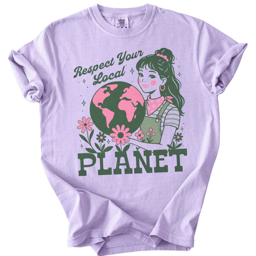 Respect Your Local Planet Tee - The Rogue Petal Co. - T-Shirt