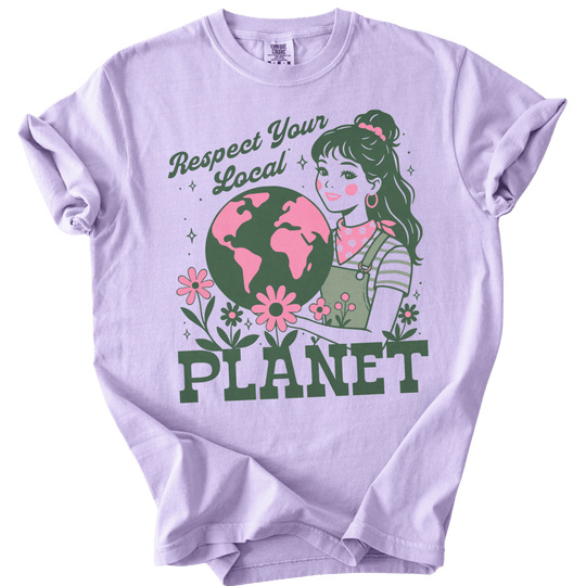 Respect Your Local Planet Tee - The Rogue Petal Co. - T-Shirt