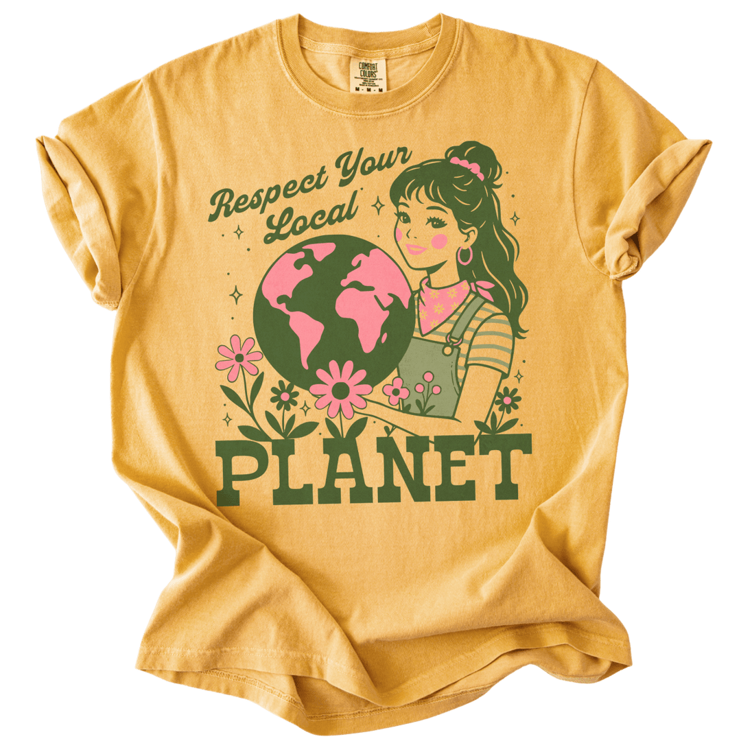 Respect Your Local Planet Tee - The Rogue Petal Co. - T-Shirt