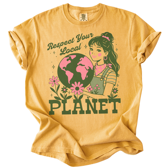 Respect Your Local Planet Tee - The Rogue Petal Co. - T-Shirt