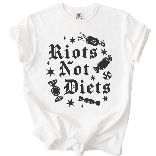 Riots Not Diets Tee - The Rogue Petal Co. - T-Shirt