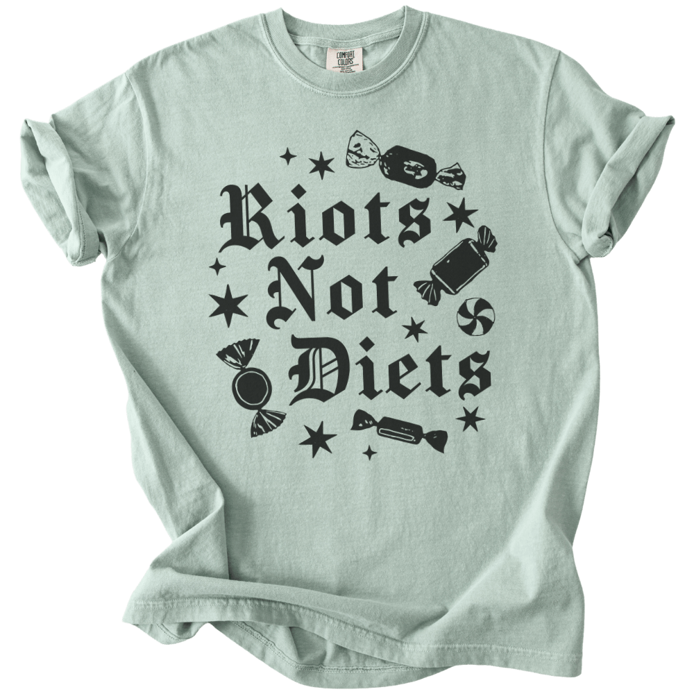 Riots Not Diets Tee - The Rogue Petal Co. - T-Shirt