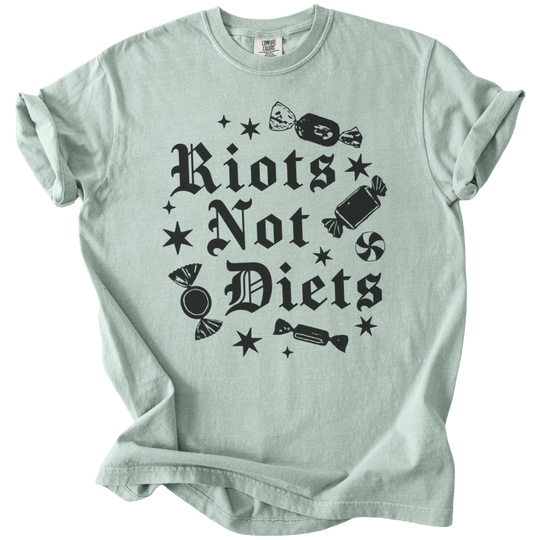 Riots Not Diets Tee - The Rogue Petal Co. - T-Shirt