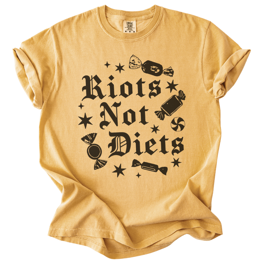 Riots Not Diets Tee - The Rogue Petal Co. - T-Shirt