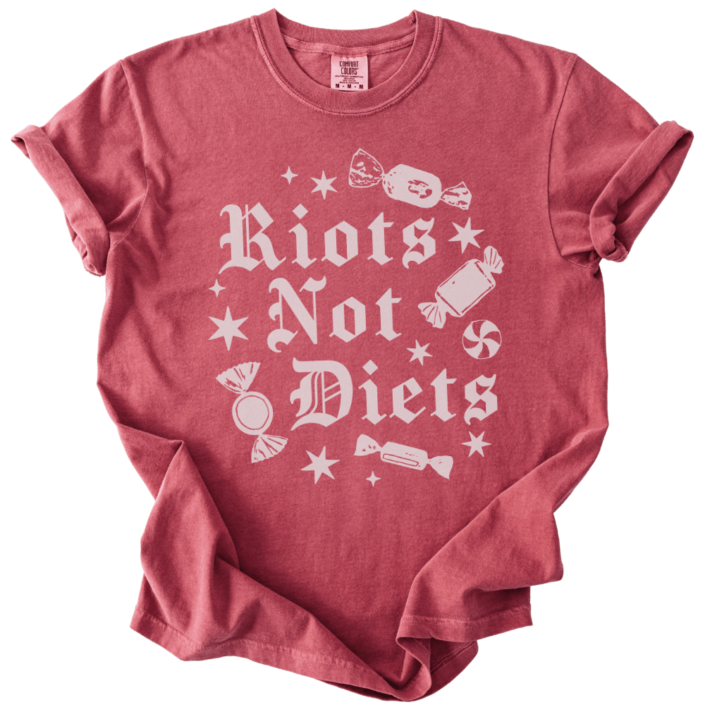 Riots Not Diets Tee - The Rogue Petal Co. - T-Shirt