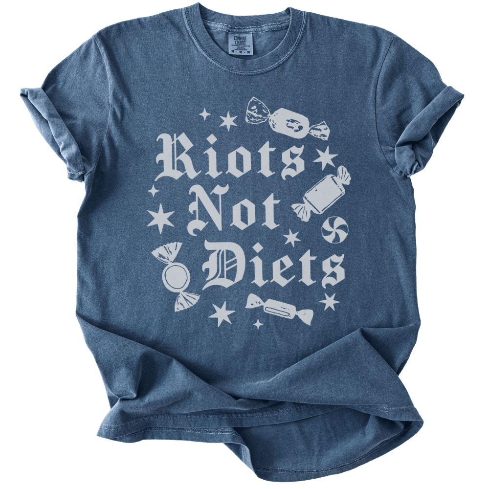 Riots Not Diets Tee - The Rogue Petal Co. - T-Shirt