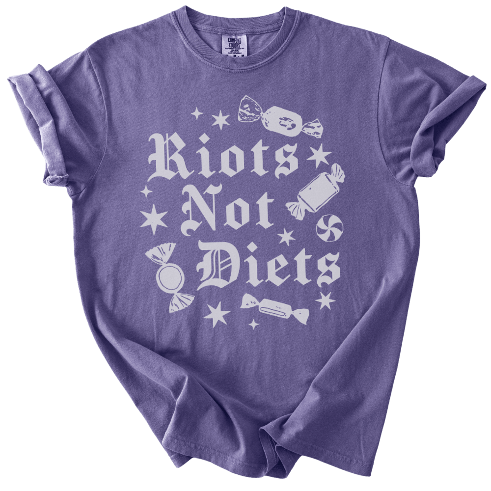 Riots Not Diets Tee - The Rogue Petal Co. - T-Shirt