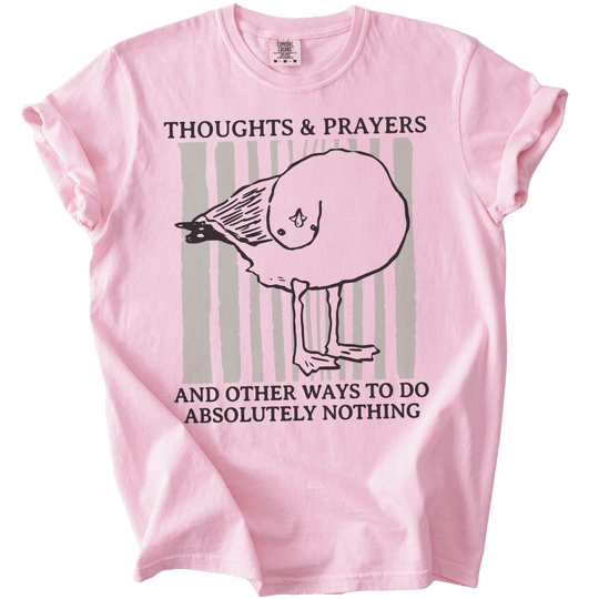 Seagull Thoughts &amp; Prayers Tee - The Rogue Petal Co. - T-Shirt