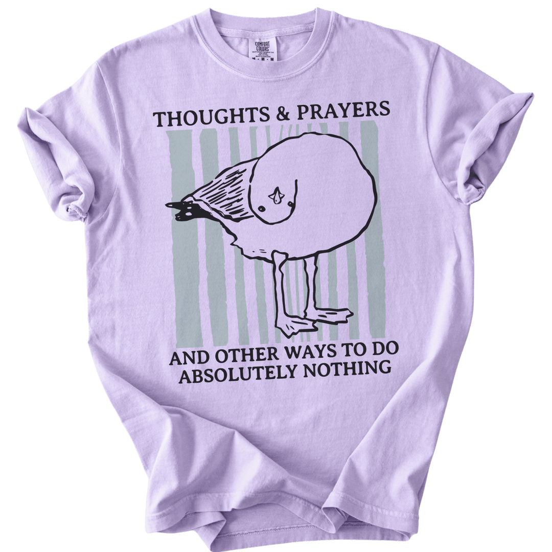 Seagull Thoughts &amp; Prayers Tee - The Rogue Petal Co. - T-Shirt