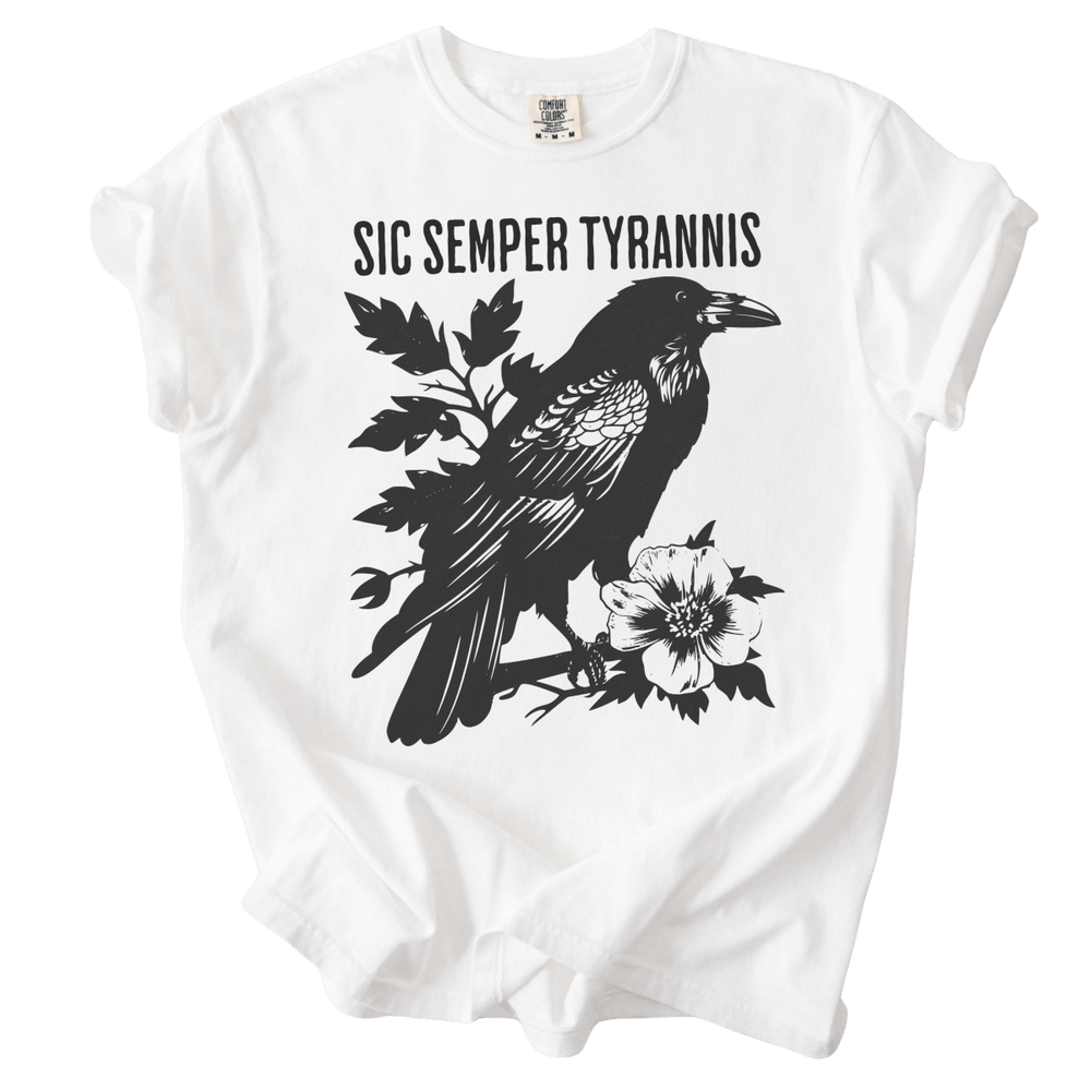 Sic Semper Tyrannis Raven Tee - The Rogue Petal Co. - T-Shirt