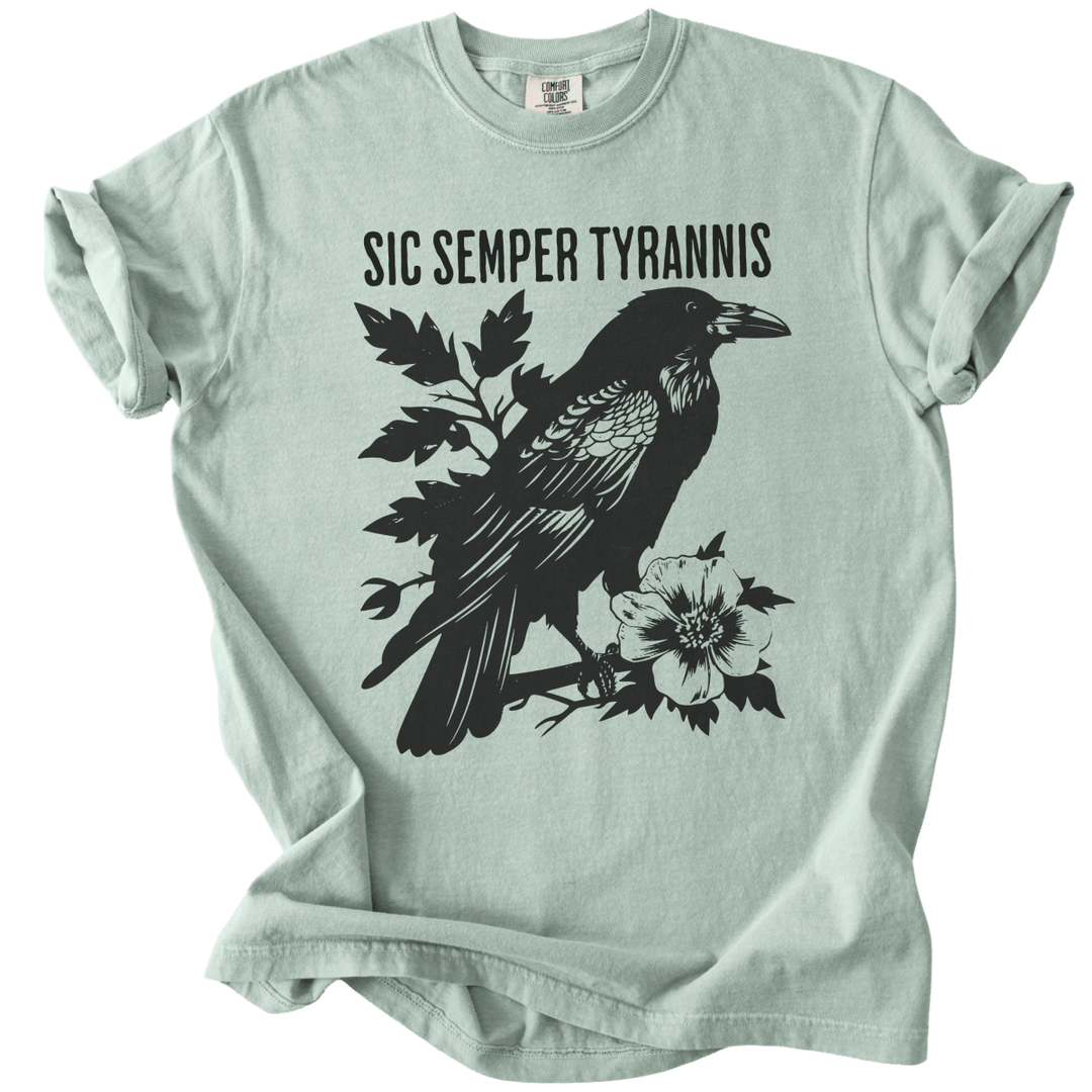 Sic Semper Tyrannis Raven Tee - The Rogue Petal Co. - T-Shirt