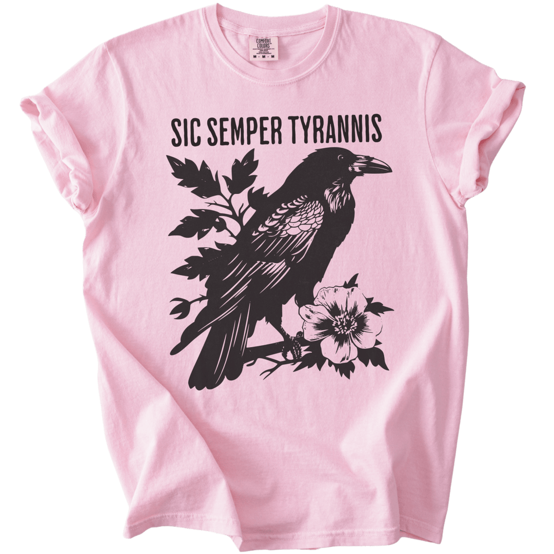 Sic Semper Tyrannis Raven Tee - The Rogue Petal Co. - T-Shirt