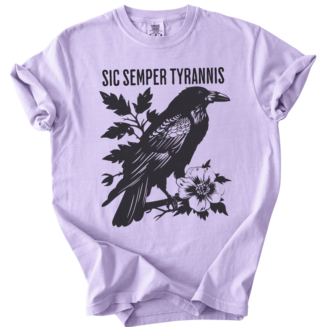 Sic Semper Tyrannis Raven Tee - The Rogue Petal Co. - T-Shirt
