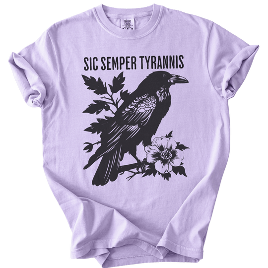 Sic Semper Tyrannis Raven Tee - The Rogue Petal Co. - T-Shirt